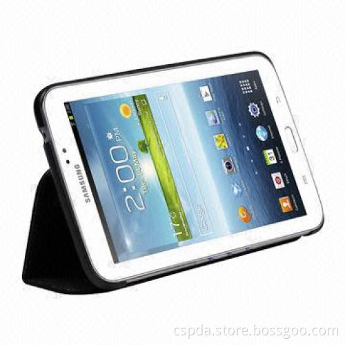 2013 New Design PU Back Stand Cover Case for Samsung Galaxy Tab 37" with Pen Slot